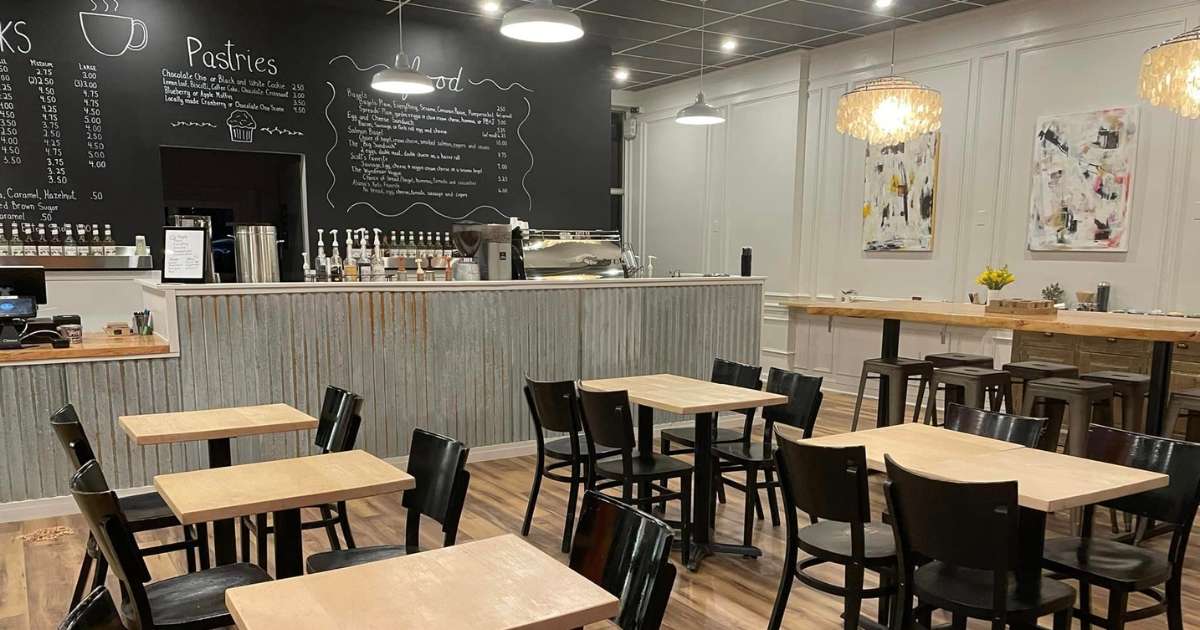 The interior at Locals Coffee