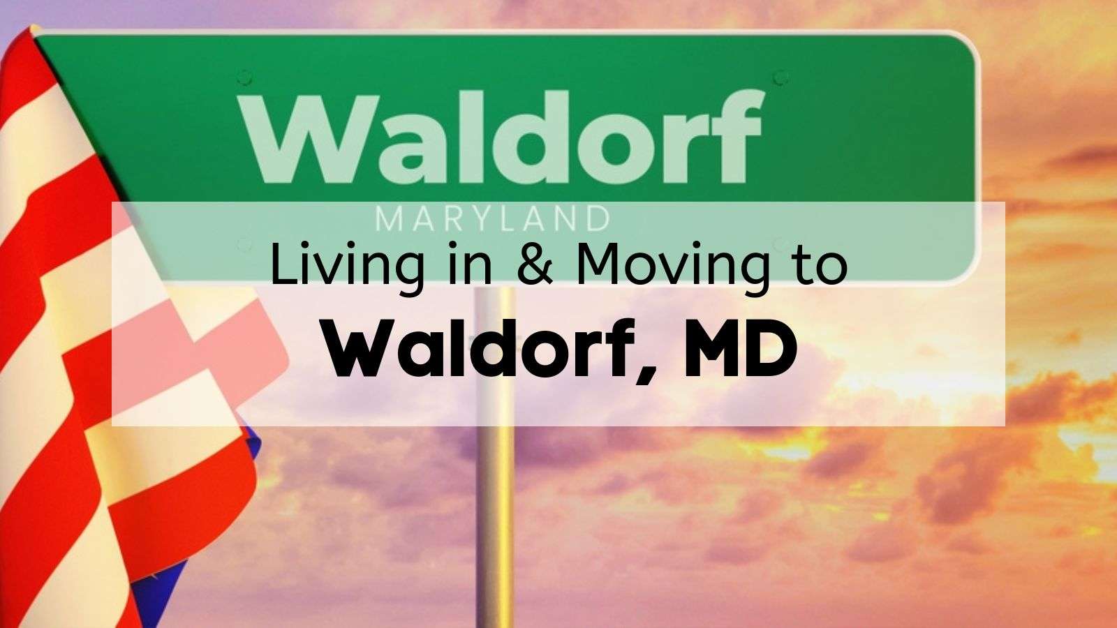 waldorf md entrance sign