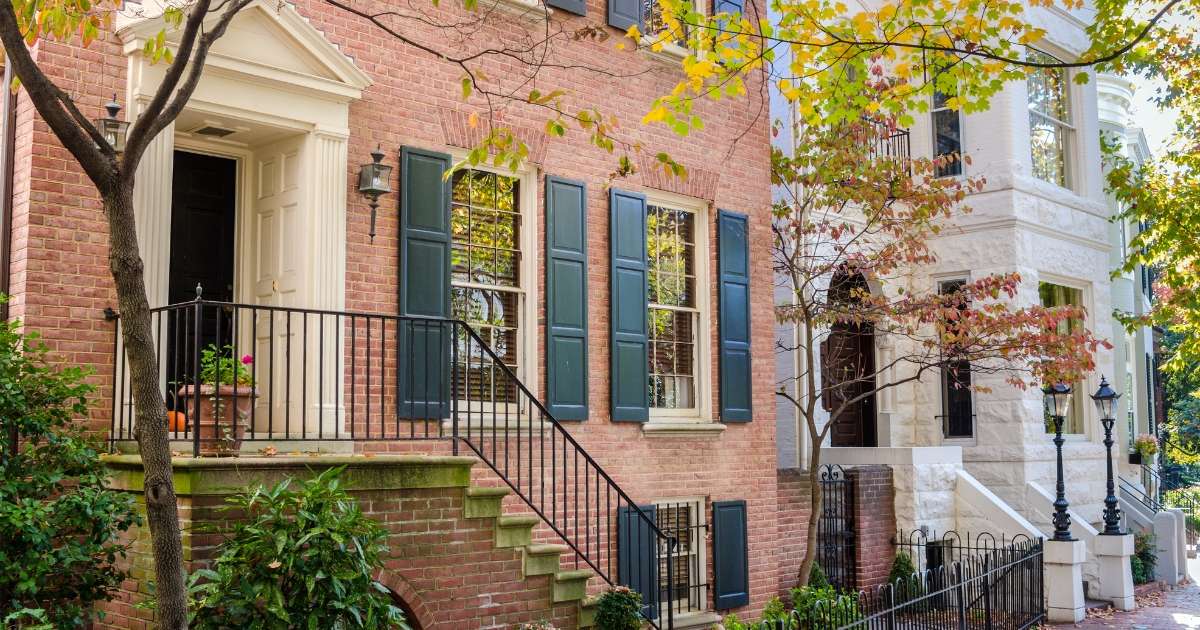 Houses in Washington DC.