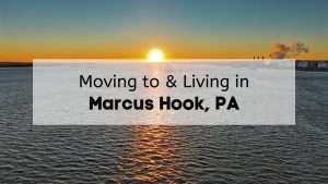 sun rising over marcus hook pa