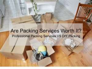 Several boxes that were packed by DIY packers.